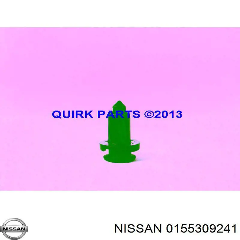 Пістон (кліп) кріплення бампера, переднього 0155309241 Nissan