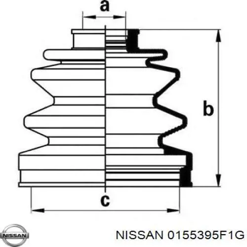  Nissan/Infiniti 0155395F1G цена, от 0.25 USD