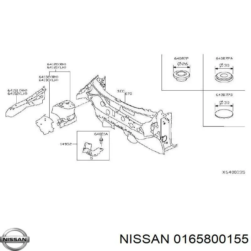 0165800155 Nissan/Infiniti 