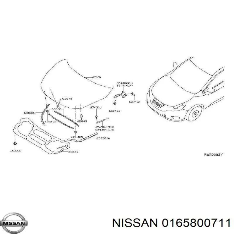  0165800711 Nissan