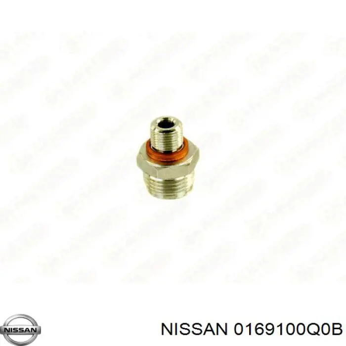 Купить 0169100Q0B Renault (RVI) Штуцер соединительный трубки отвода масла от турбины с блоком