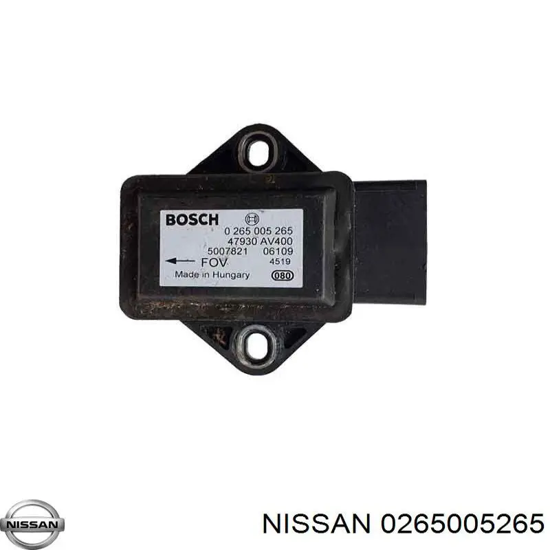 Датчик поперечного ускорения (ESP) Nissan/Infiniti 0265005265 цена, от 12.67 USD
