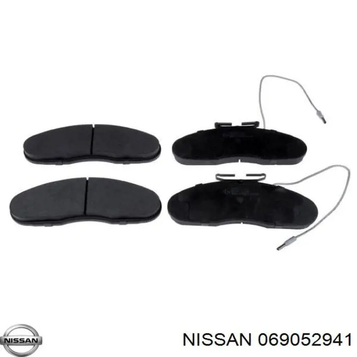 069052941 Nissan передние тормозные колодки