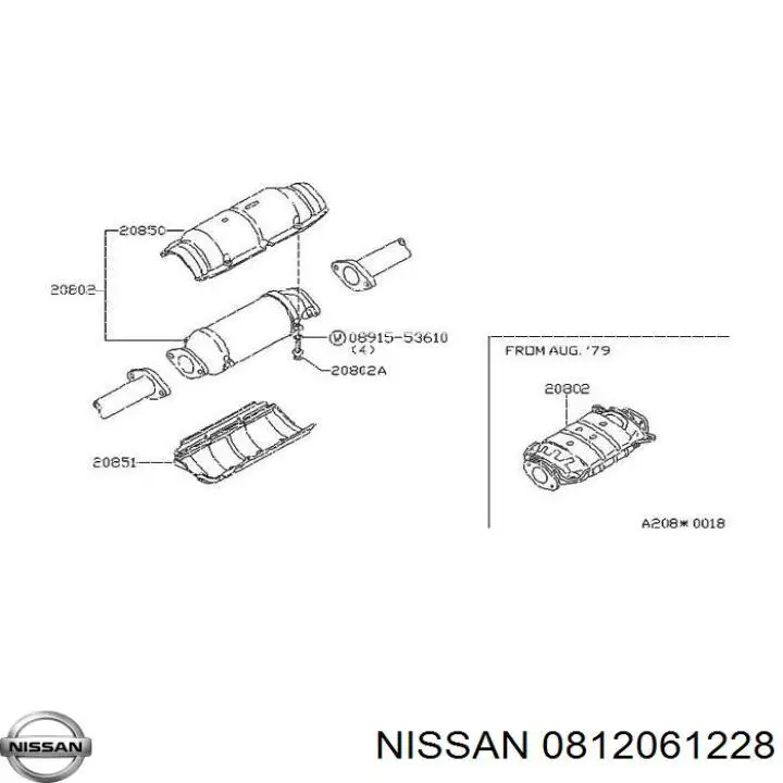  Nissan/Infiniti 0812061228 цена, от 2.66 USD