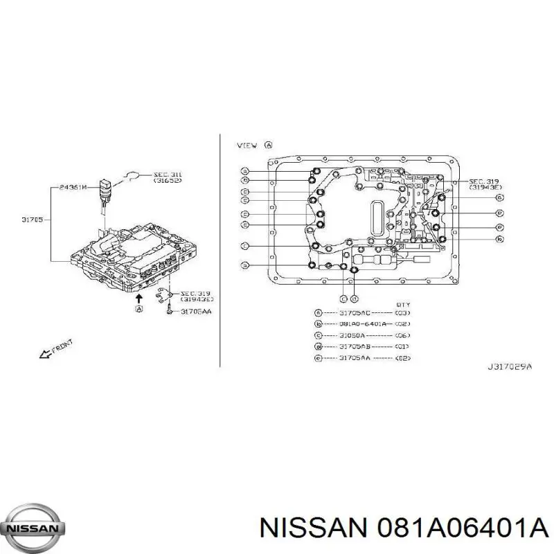 081A06401A Nissan 