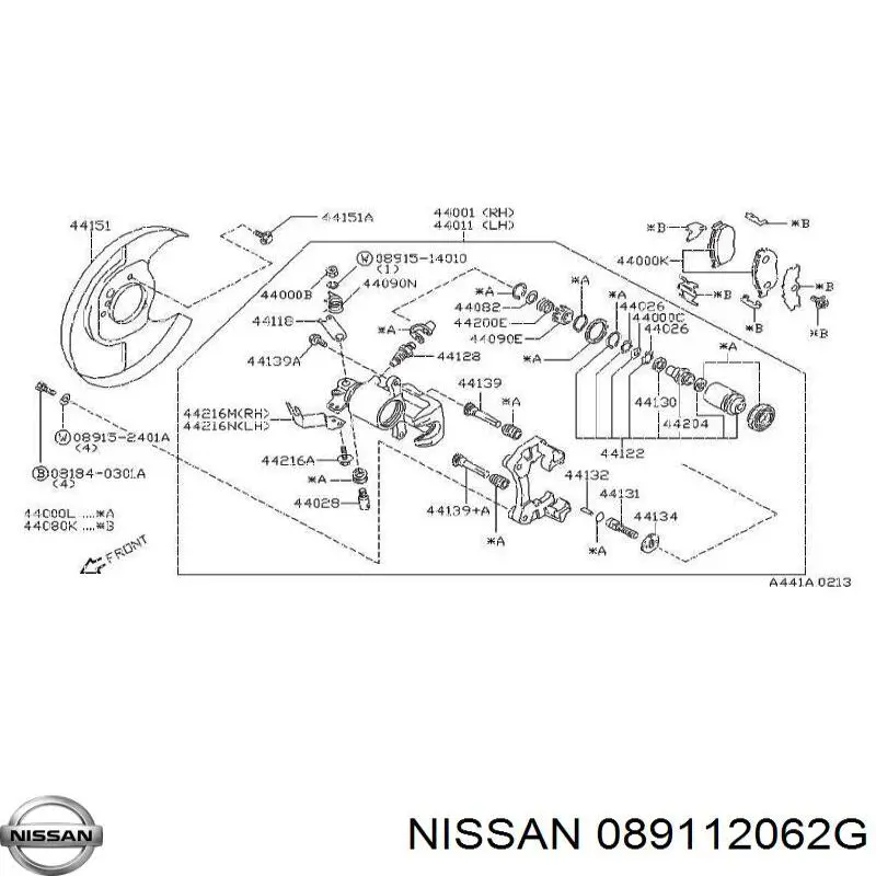  089112062G Nissan