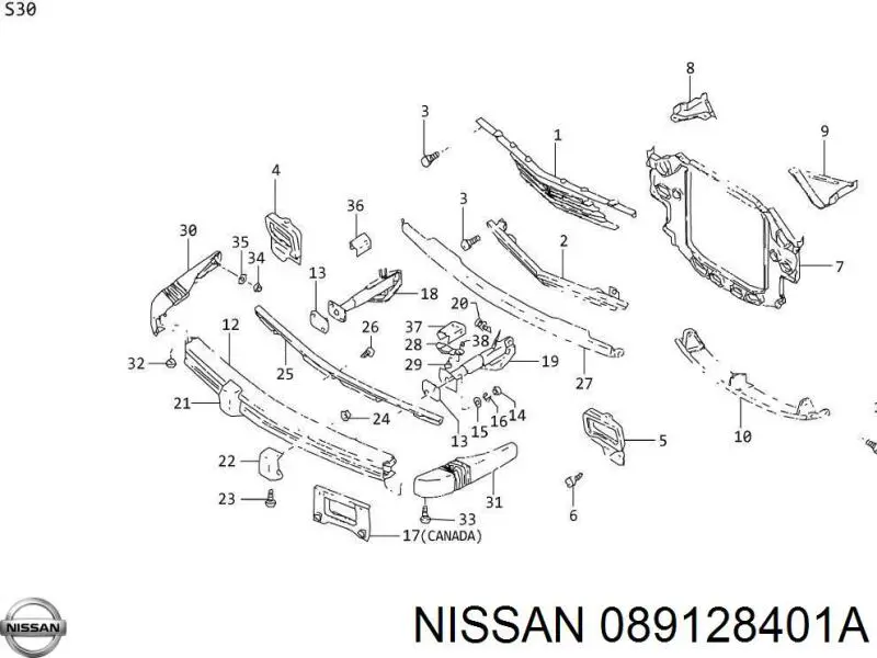  089128401A Nissan/Infiniti