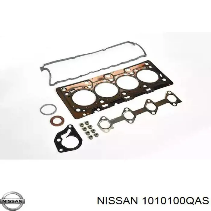 1010100QAW Nissan комплект прокладок двигателя верхний