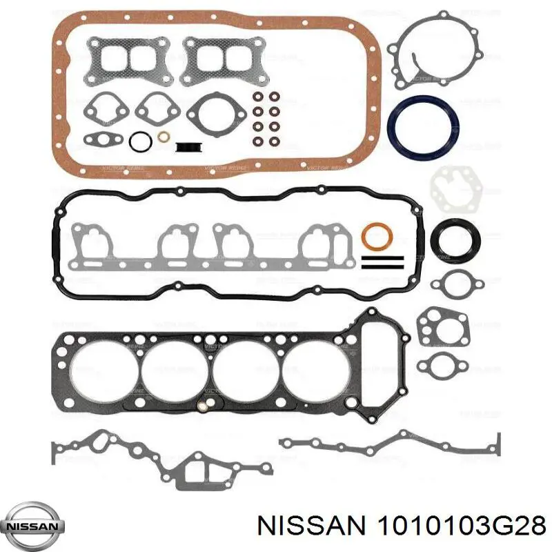 Комплект прокладок двигателя 1010103G28 Nissan