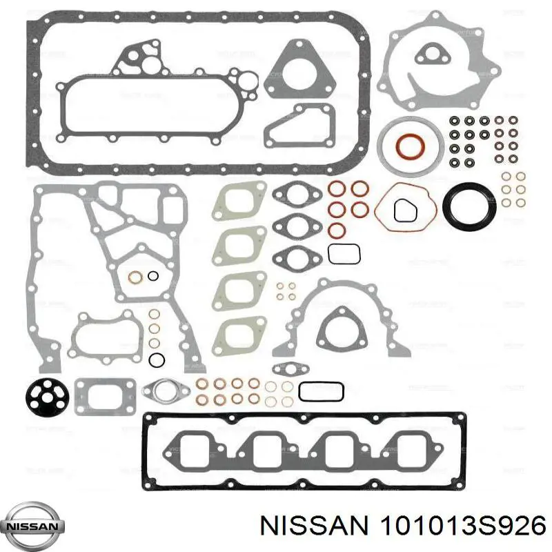 Комплект прокладок двигателя 101013S926 Nissan