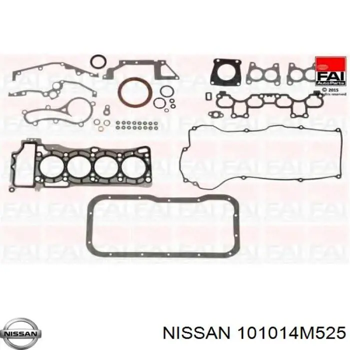 Полный комплект прокладок двигателя Nissan/Infiniti 101014M525 цена, от 62.50 USD