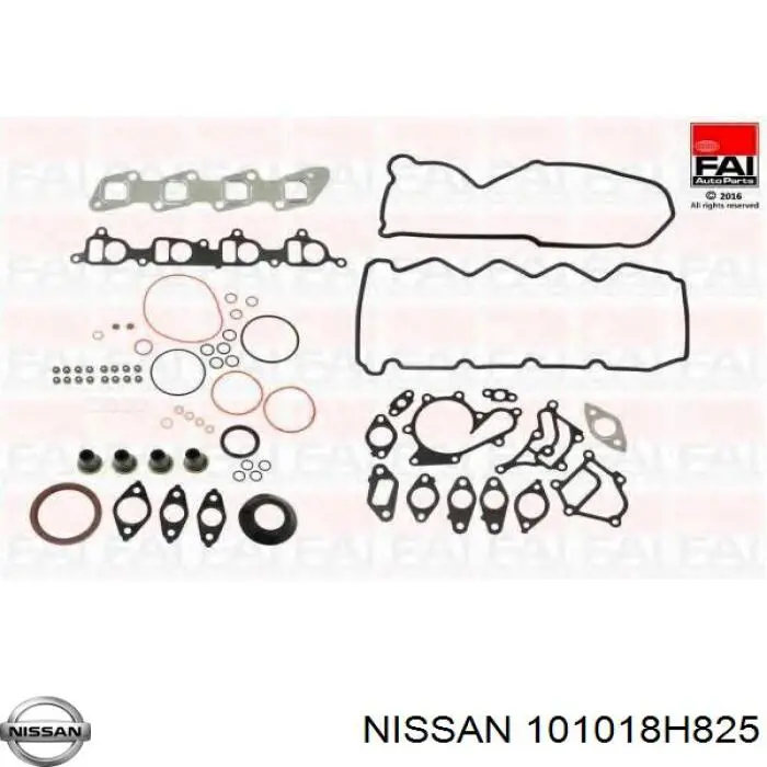 Комплект прокладок двигателя 101018H825 Nissan