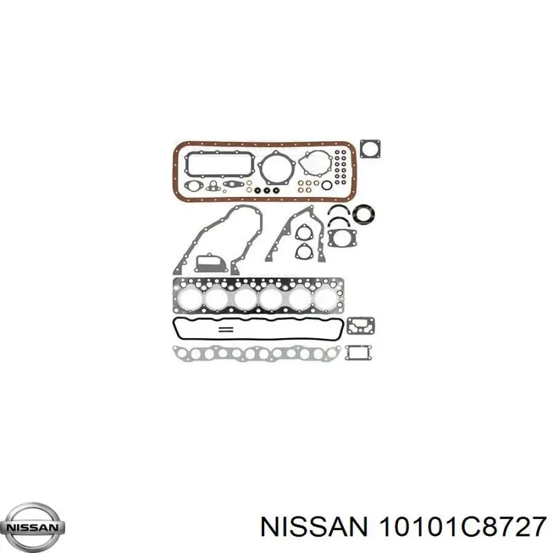 Полный комплект прокладок двигателя Nissan/Infiniti 10101C8725 цена, от 14.11 USD