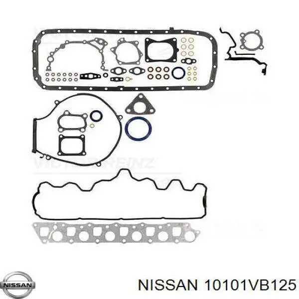 Комплект прокладок двигателя полный на Nissan Patrol K260