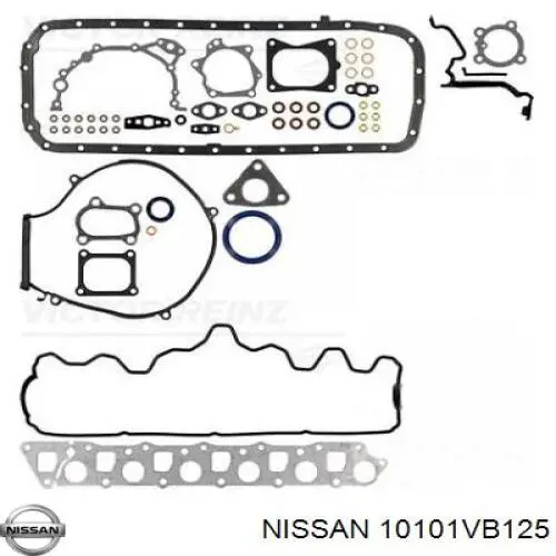 Купить 10101VB125 Nissan/Infiniti Полный комплект прокладок