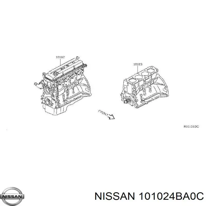  101024BA0C Nissan