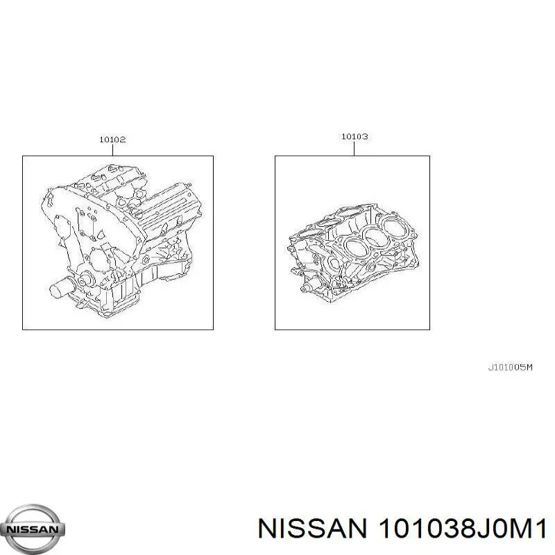  101038J0M1 Nissan