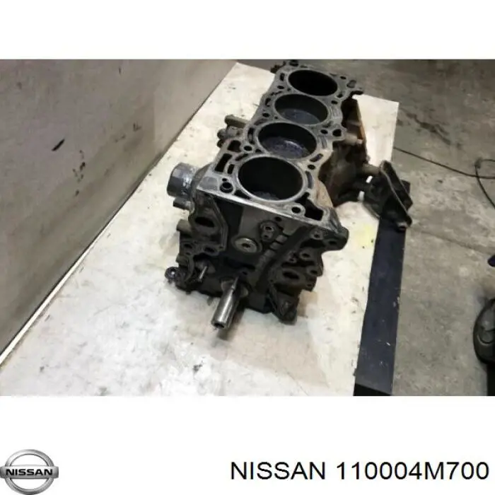 Блок цилиндров двигателя на Nissan Almera II 