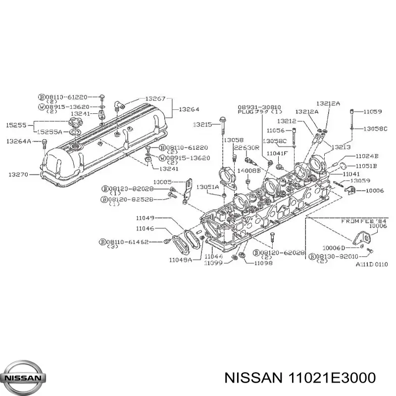  Nissan/Infiniti 11021E3000 цена, от 1.10 USD