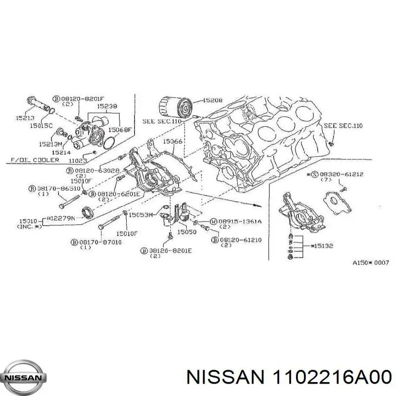 1102216A00 Nissan 