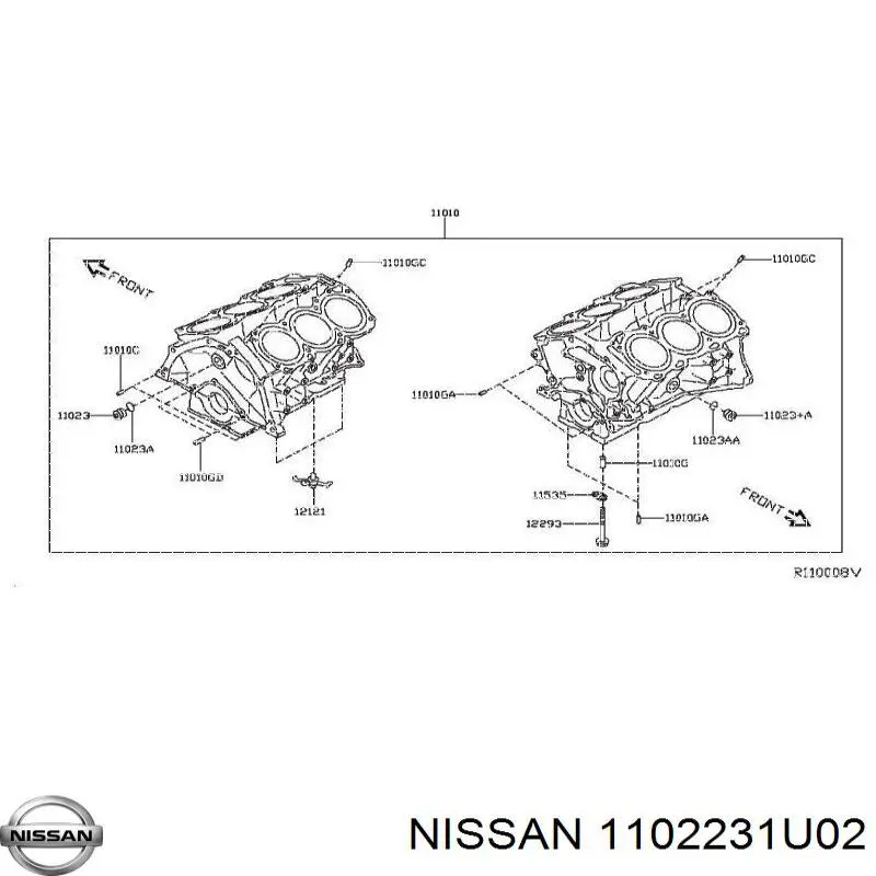 Купить 1102231U02 Nissan/Infiniti 