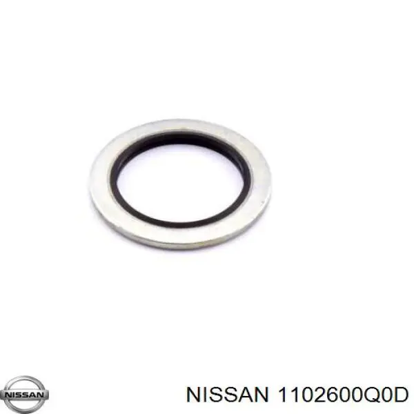 Прокладка пробки поддона двигателя Nissan 1102600Q0D