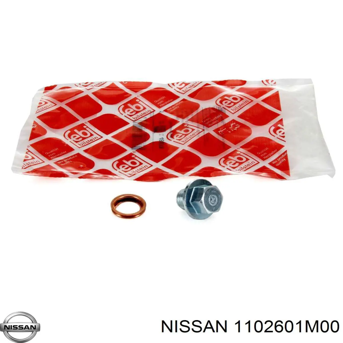 Прокладка пробки поддона двигателя Nissan/Infiniti 1102601M01 цена, от 0.79 USD