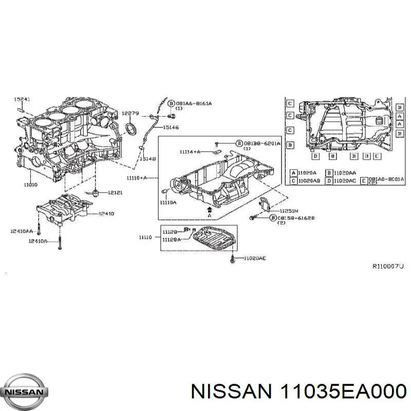  11035EA000 Nissan