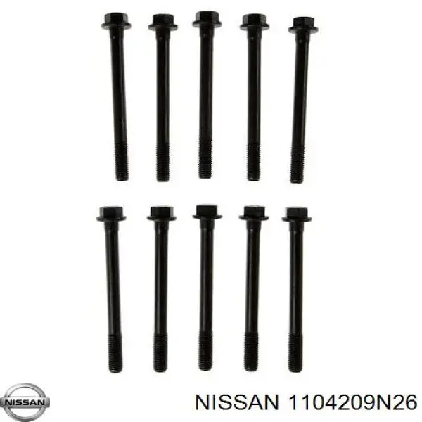 1104209N26 Nissan/Infiniti Комплект прокладок двигателя верхний