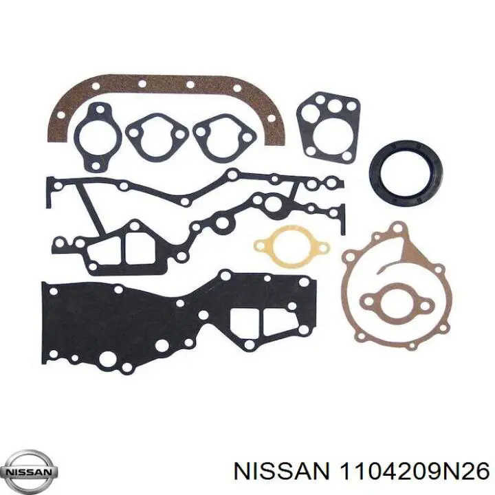 Верхний комплект прокладок двигателя 1104209N26 Nissan/Infiniti