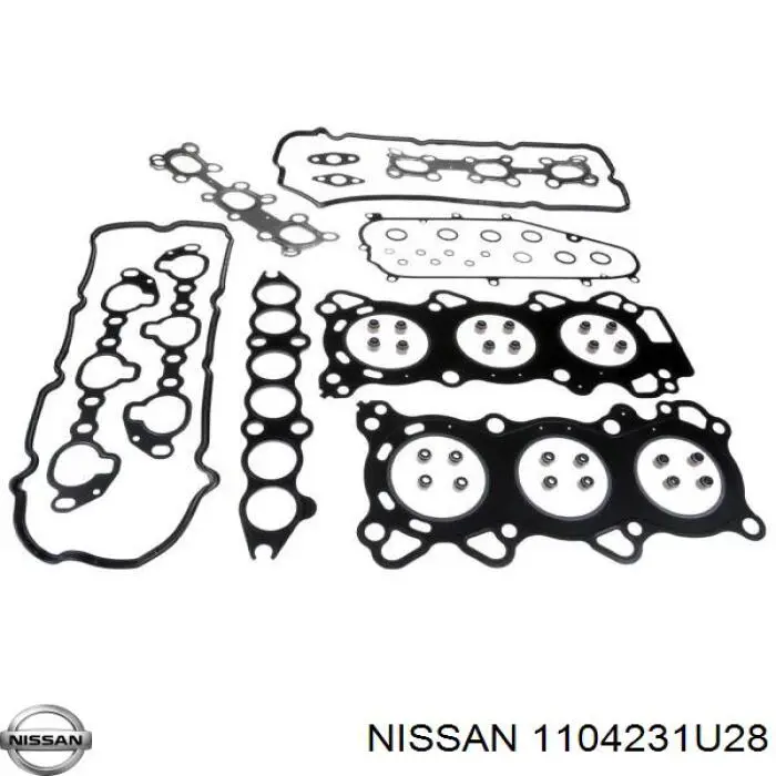 Верхний комплект прокладок двигателя 1104231U28 Nissan