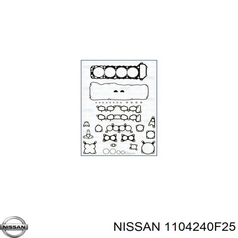 1104230R25 Nissan комплект прокладок двигателя верхний