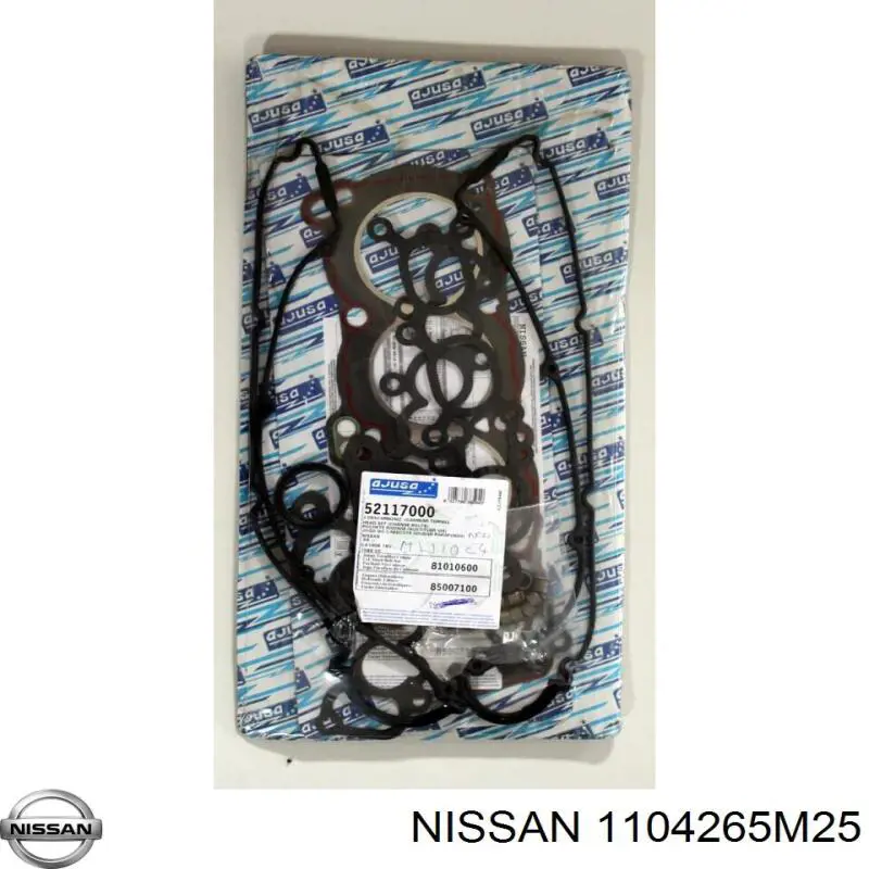 Комплект прокладок двигателя верхний на Nissan Sunny II 
