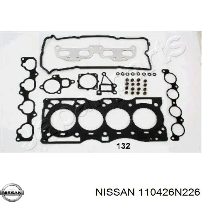 Комплект прокладок двигателя верхний на Nissan Primera WP12