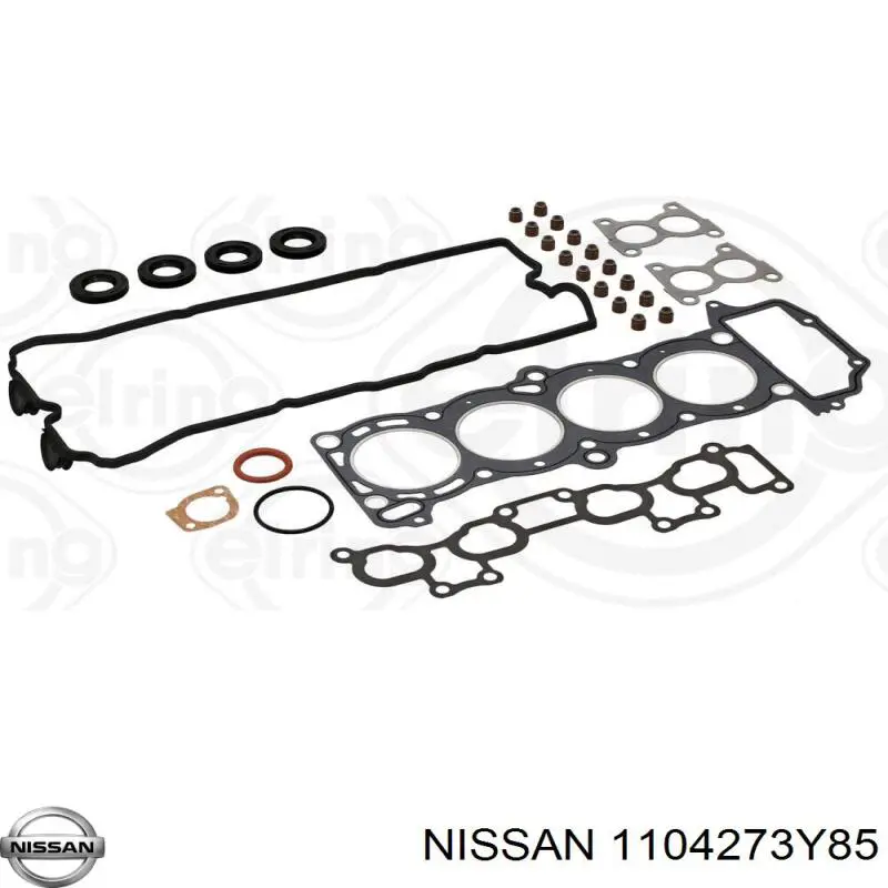 1104273Y85 Nissan комплект прокладок двигателя верхний
