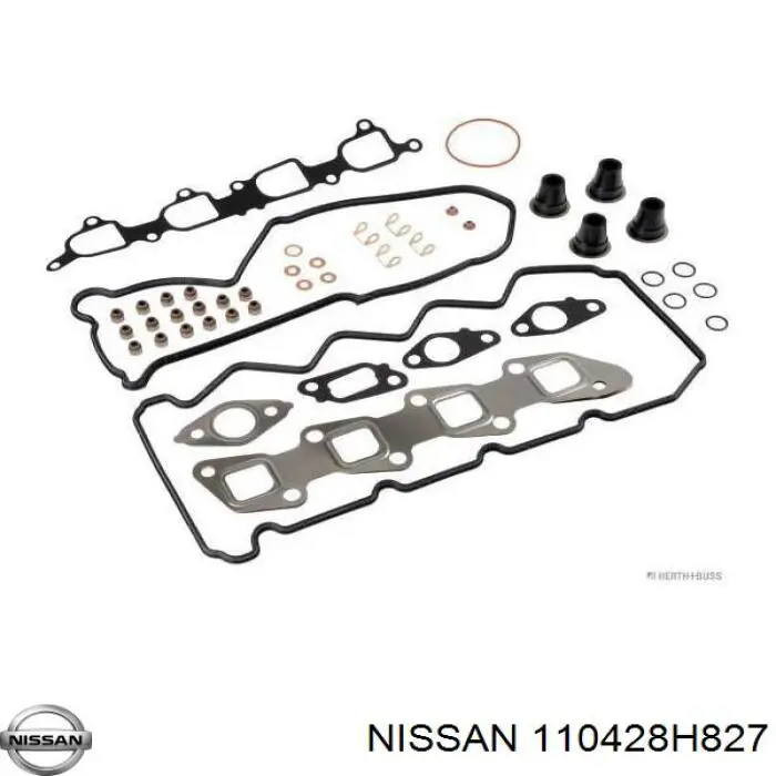 Верхний комплект прокладок двигателя 110428H827 Nissan