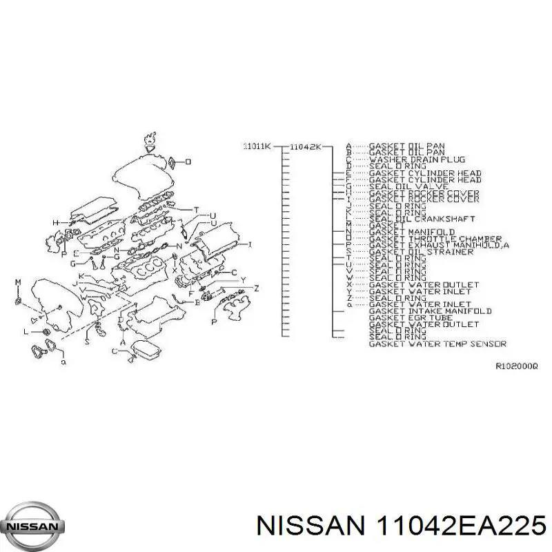 11042EA225 Nissan 