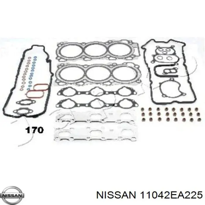Верхний комплект прокладок двигателя 11042EA225 Nissan/Infiniti