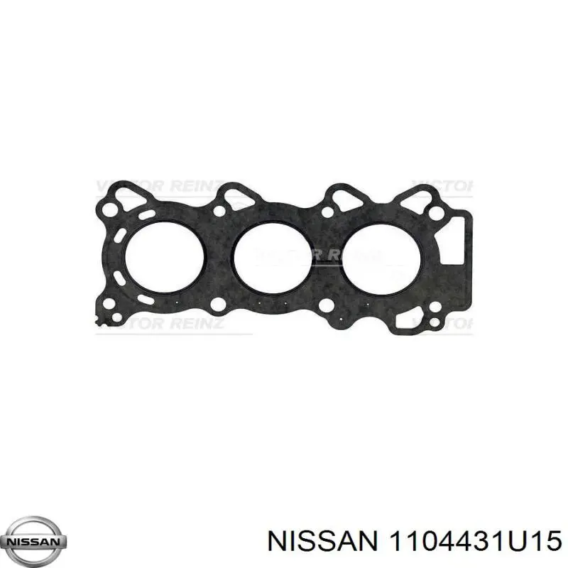 Левая прокладка ГБЦ 1104431U15 Nissan