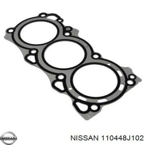 Прокладка головки блока цилиндров (ГБЦ) правая Nissan 110448J102