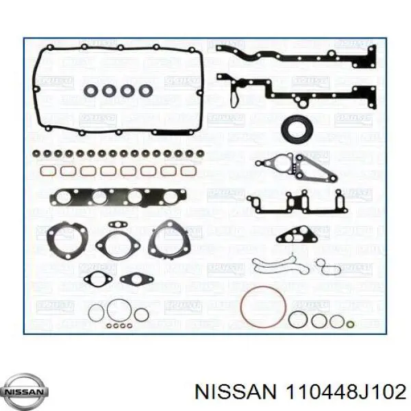 Прокладка головки блока цилиндров (ГБЦ), правая Nissan/Infiniti 110448J102 цена, от 24.66 USD