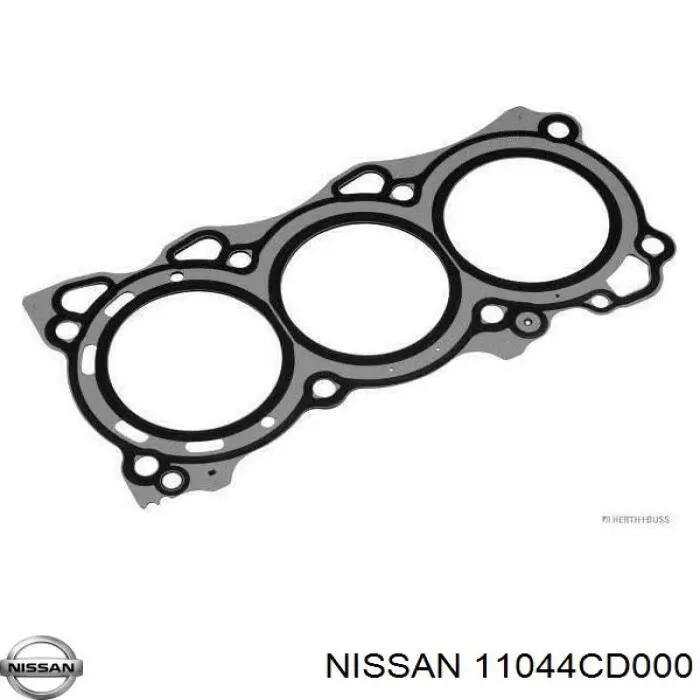 11044CD000 Nissan прокладка головки блока цилиндров (гбц правая)