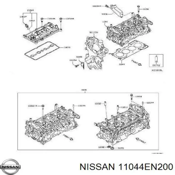 Прокладка головки блока цилиндров (ГБЦ) Nissan 11044EN200