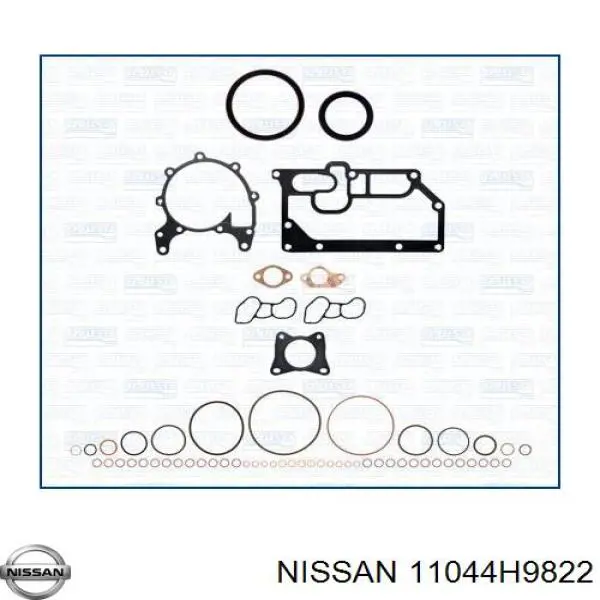 Прокладка ГБЦ 11044H9822 Nissan