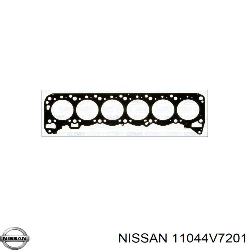 Прокладка ГБЦ на Nissan Laurel C32