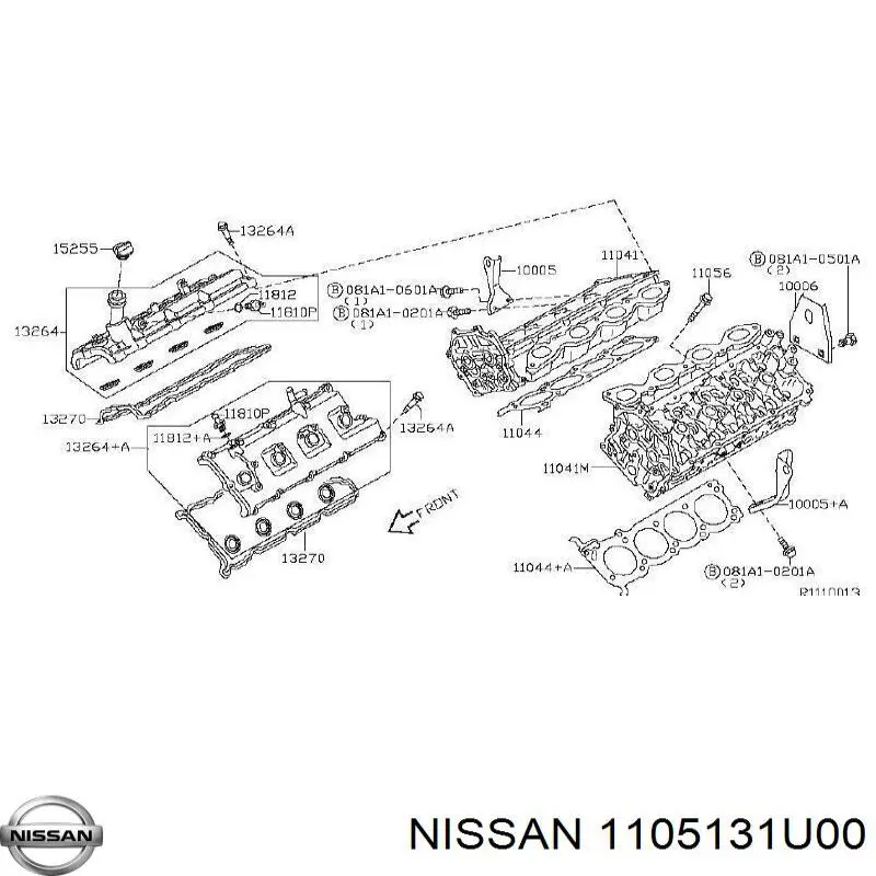 Купить 1105131U00 Nissan/Infiniti 