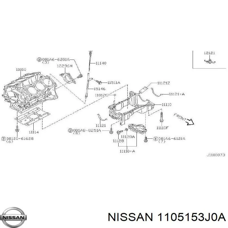 1105153J0A Nissan 