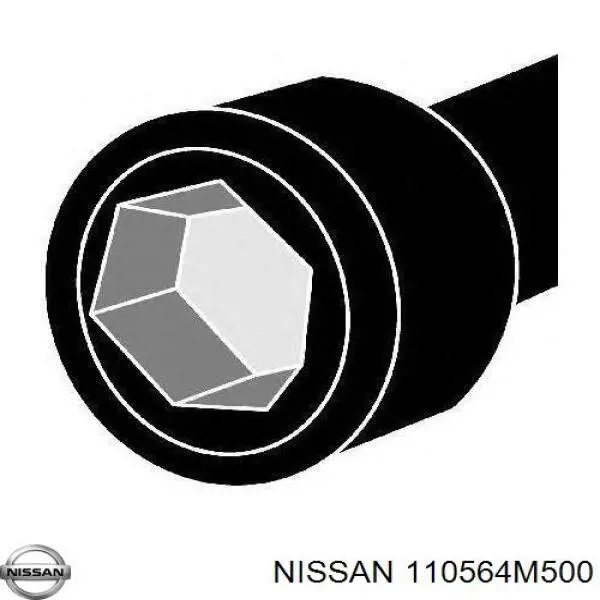 Болт головки блока цилиндров (ГБЦ) Nissan 110564M500