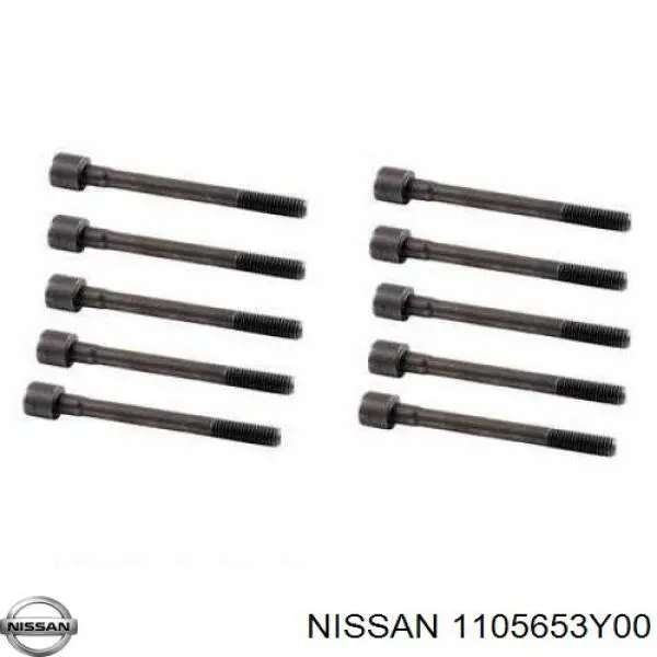 1105653Y00 Nissan parafuso de cabeça de motor (cbc)