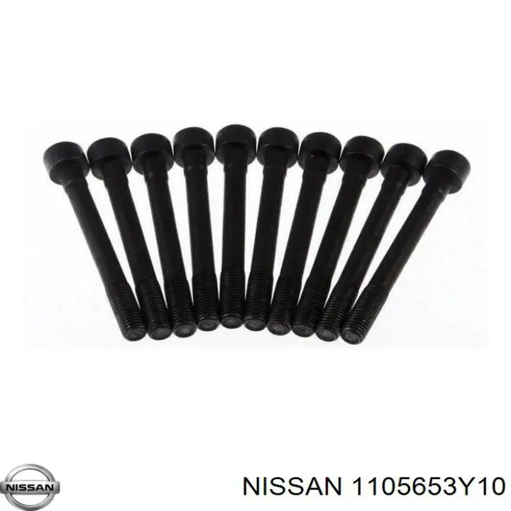 1105653Y10 Nissan parafuso de cabeça de motor (cbc)